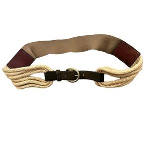 Stylish Tan and Brown Women's Belt